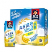 限地区：桂格 高纤燕麦乳 香蕉味（利乐）250毫升12包礼盒装