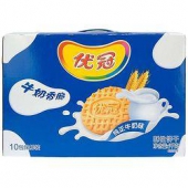 优冠 牛奶香脆 饼干盒装 1Kg*2盒