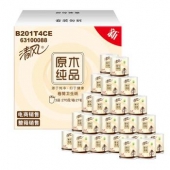 清风原木纯品3层270段27卷卷纸