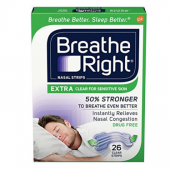 Breathe Right 鼻舒乐 强效通鼻贴 26只装 适用敏感肌肤