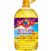 多力 5珍宝 非转基因压榨 葵花籽调和油 5L