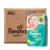 Pampers 帮宝适 M码 绿帮干爽护理纸尿裤 64片*4