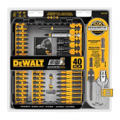 得伟（DEWALT） 冲击钻头 40 件套装  安全性好