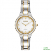 怒降70刀，CITIZEN 西铁城 女士光动能手表 新低$59.99 到手￥485
