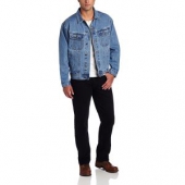 三大传统牛仔品牌 Wrangler Rugged Wear 男款牛仔夹克 应季款