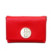 Kate Spade 红色真皮女士单肩斜挎包
