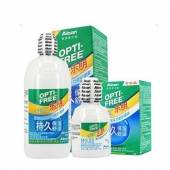 【女王节】爱尔康 傲滴护理液(300+60)ml+博士伦护理液60ml*2瓶