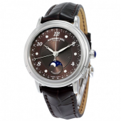 蕾蒙威（RAYMOND WEIL） Maestro 大师系列 2739-L2-05785 女款月相镶钻机械表 50米防水 38小时动力