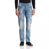 限30码 G-Star Raw 3301系列 Vekos 男修身直筒牛仔裤