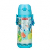 费雪（Fisher Price）  FP-8606C 儿童防漏弹盖水杯 550ML 天空蓝