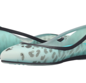 Crocs 卡洛驰Rio Leopard Fade Flat女士水墨点时尚平底鞋