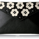 Rebecca Minkoff 瑞贝卡明可弗 女士真皮印花信封手拿包 Prime会员免费直邮到手￥436