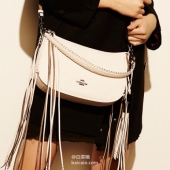 COACH 蔻驰 女士真皮流苏单肩斜挎包 4折$179.99 到手￥1340