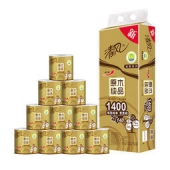 清风 原木纯品 金装4层 140克卷筒纸*10卷