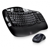 罗技（Logitech） Wave Combo Mk550 无线键鼠套装 超大手托