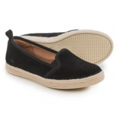Clarks 其乐 女士真皮黄麻底一脚蹬鞋