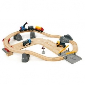 BRIO  石矿场轨道套装 木制轨道小火车玩具 BR33210