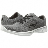 斯凯奇 Skechers Go Walk 4 新款女健步鞋 招牌编织鞋面