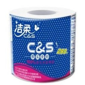 C&S洁柔 有芯卷纸 布艺圆点280节（27卷装）