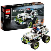LEGO 乐高 Technic机械组 42047回力马达警用拦截车