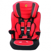 法拉利（Ferrari）  TCV-S2100 儿童安全座椅（9个月-12岁）红黑色