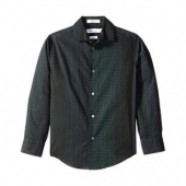 Calvin Klein Polka Dot Button Down Woven 男童衬衫