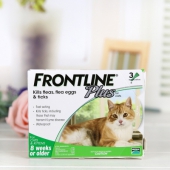 福来恩 猫用增效灭虱滴剂 整盒 3只装 2盒