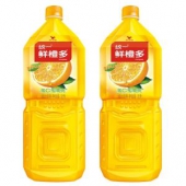 统一 鲜橙多 2L 家庭欢庆2瓶装*2件