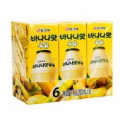 限地区：宾格瑞（BINGGRAE）香蕉味牛奶饮料200ml*6