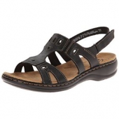 Clarks 女士 Leisa 风凉鞋 US7，US6.5