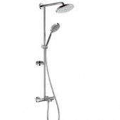 Hansgrohe 汉斯格雅 27215A  飞雨 220Air Power 空气注入式淋浴管+皂碟