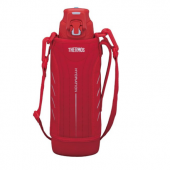 膳魔师（THERMOS） FFZ-1000F 保冷壶 1.0L 红色款 方便携带