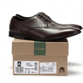 限尺码，Clarks 其乐 男士真皮正装鞋 Prime会员免费直邮含税到手￥333