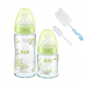 NUK 新生儿 宽口玻璃奶瓶套装