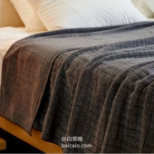 网易严选 色织精梳AB纱格纹空调被 3色 秒杀价￥149包邮