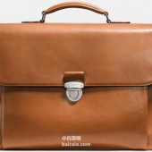 降15刀，Coach 蔻驰 男士真皮商务公文包 新低$274.99 到手￥2025