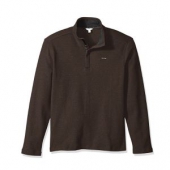 Calvin Klein Long Sleeve Solid Mock Neck 男士上衣