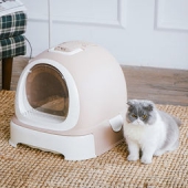 网易严选 多功能封闭式环保除菌猫砂盆