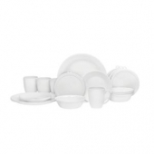Corelle 康宁 白色餐具20件套