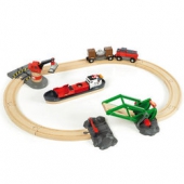 BRIO 火车系列 33061 港口电动车轨道套装