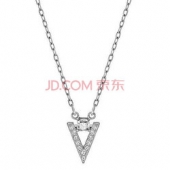 女王节礼物！SWAROVSKI 施华洛世奇 5241271 白金色V字形项链 折349.5元（699元，买2免1）