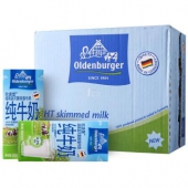 OLDENBURGER 欧德堡 超高温灭菌脱脂牛奶 200mL*24盒