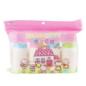 宜洁 加厚一次性纸杯 250ml*80只装