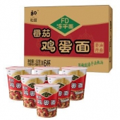 双重优惠：和厨 方便面番茄鸡蛋面 六杯整箱装