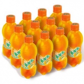 限东北：美年达 橙味330ml*12瓶 塑包