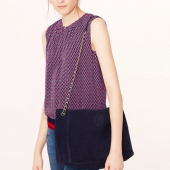 托里·伯奇（TORY BURCH） Marion Suede 女士真皮单肩托特包