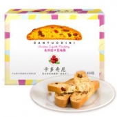 限地区：卡多奇尼 蔓越莓饼干 面包干零食小吃早餐面包糕点点心 454g*6件