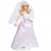 Barbie 芭比娃娃 新娘造型玩偶 ￥75.6（￥108 下单7折）