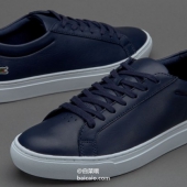 限尺码，Lacoste 法国鳄鱼 女士真皮休闲鞋 两色 ￥231 直邮含税到手￥340
