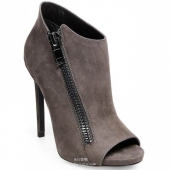 Steve Madden 女士真皮鱼嘴短靴 2.2折$34.99 到手￥340